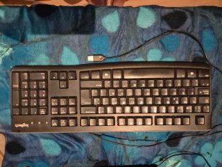 Teclado Logitech USB Negro