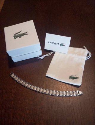 Pulsera Lacoste Plata