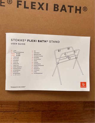 Bañera Stokke plegable