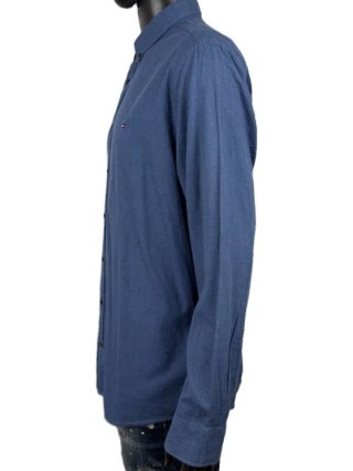 Tommy Hilfiger Camicia Pois Uomo XL New York Blu
