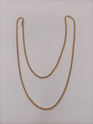 Cadena Oro 18k -Salomónica- 15,46gr- 62cm
