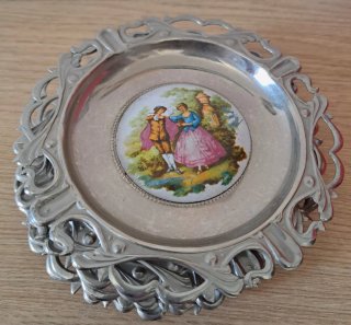 4 Ceniceros Vintage Cerámica Época