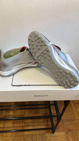 Adidas Predator TF Talla 41 Plata Rojo