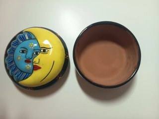 Cajita cerámica Sol y Luna