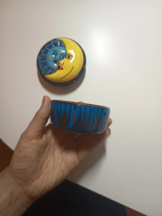 Cajita cerámica Sol y Luna