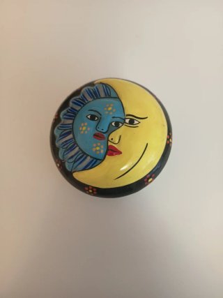 Cajita cerámica Sol y Luna