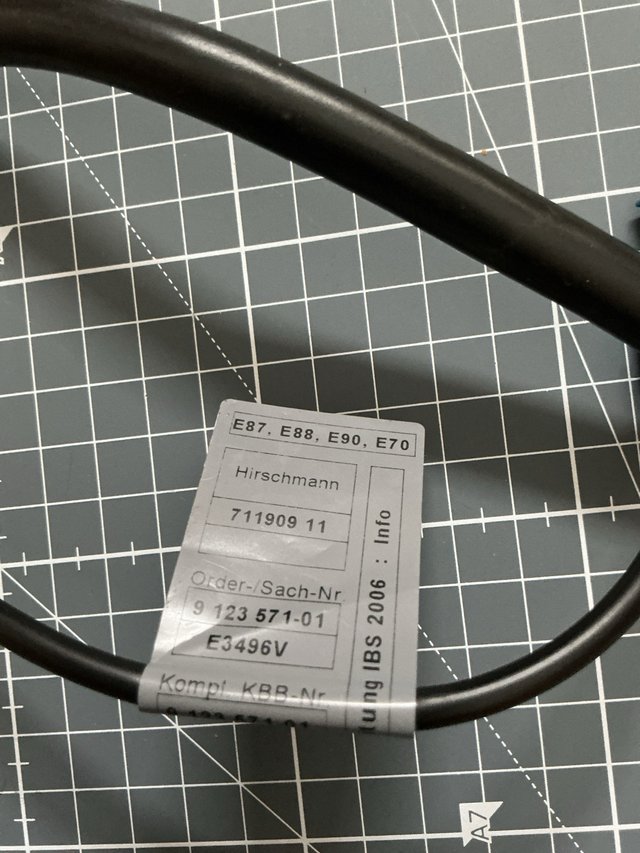 Cable Masa Negativo BMW con Sensor IBS