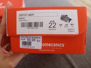Sandalias Biomecanics Talla 22