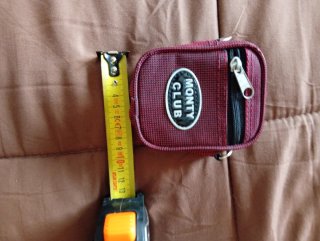 Monedero Monty Club negro y granate