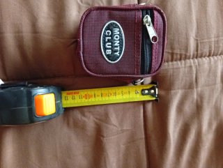 Monedero Monty Club negro y granate