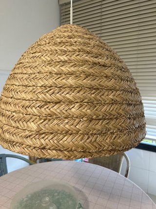Lámpara Kave Home Ratán Mimbre