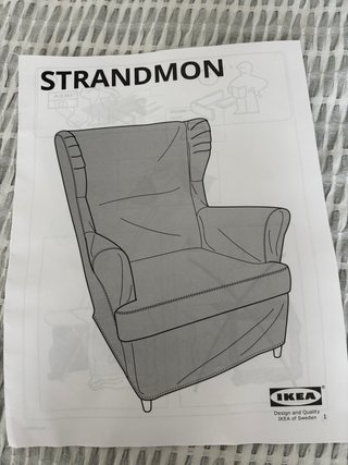 Funda sofá IKEA Strandmon beige