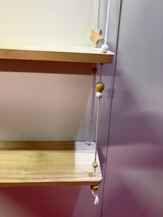 Estantería Columpio Madera 2 Niveles