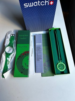 Swatch Royal Pop Green Eight Audemars Piguet