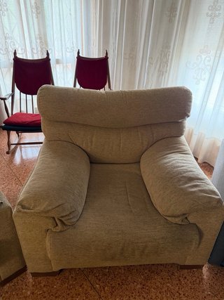 Sofá 3 Plazas + 2 Sillones Confort Beige
