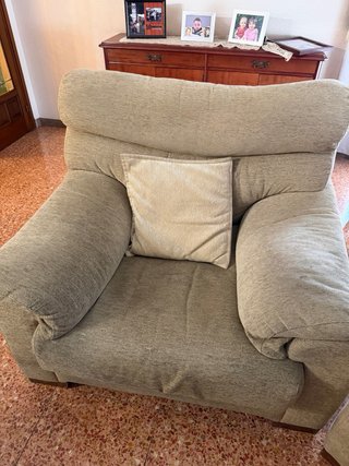 Sofá 3 Plazas + 2 Sillones Confort Beige