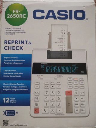 Calculadora Impresora Casio FR-2650RC