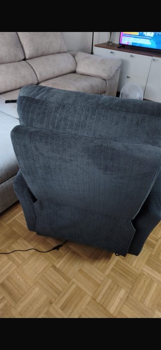 Sofá Relax Eléctrico Gris Tela