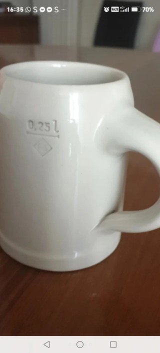 Boccale birra ceramica Dortmunder Union