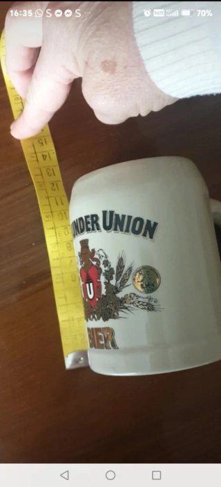 Boccale birra ceramica Dortmunder Union