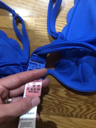 Top/Sujetador baño Hunkemöller azul