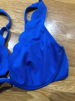 Top/Sujetador baño Hunkemöller azul