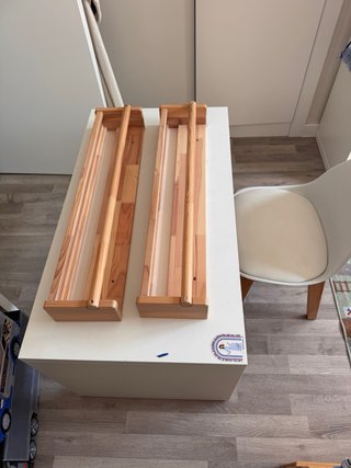 Escritorio estanterias y silla infantil blanco