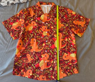 Camisa Hawaiana Pokemon Charmander Talla S y L