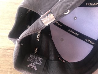 Gorra Emporio Armani Gris Original