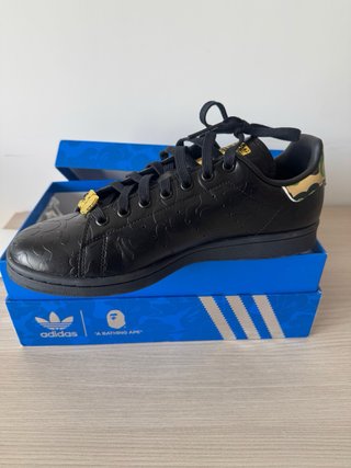 Adidas Stan Smith x BAPE 30 Aniversario Negra/Oro