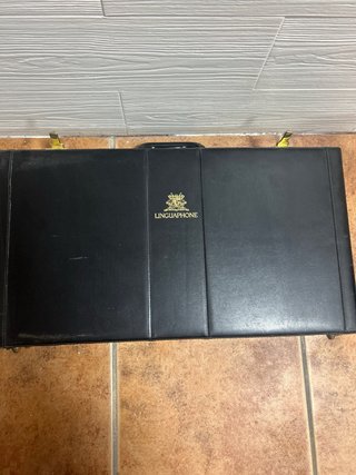 Maletín Vintage Curso Alemán Linguaphone