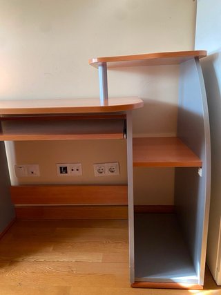 Escritorio Ordenador/Estudio Madera y Metal