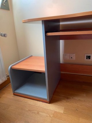 Escritorio Ordenador/Estudio Madera y Metal