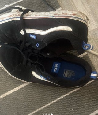 Zapatillas Vans Mujer Negras y Blancas