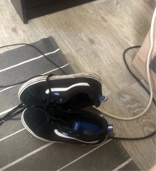 Zapatillas Vans Mujer Negras y Blancas