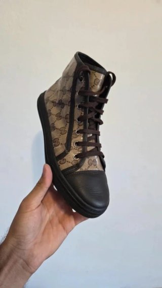 Sneakers Gucci GG Monogram Canvas Alte Tg 36