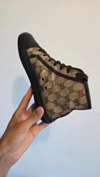 Sneakers Gucci GG Monogram Canvas Alte Tg 36