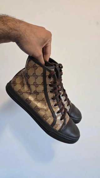 Sneakers Gucci GG Monogram Canvas Alte Tg 36