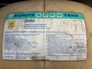 Depósito Gasoil 2000L