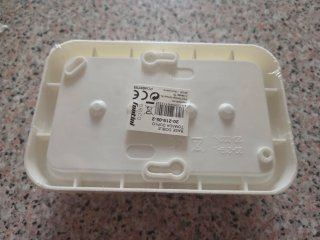Enchufe doble BRICOFONTINI Kristal blanco