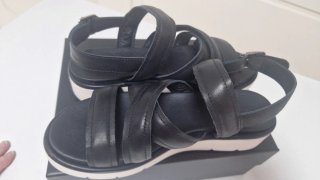 Sandalias Carmela Negras Talla 40 Nuevas