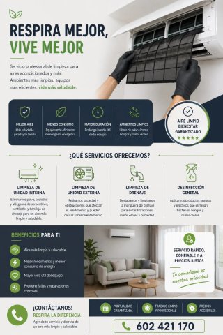 Limpieza aire acondicionado