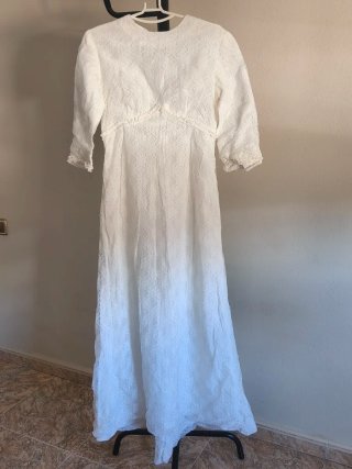 Vestido Novia Vintage 1972 París