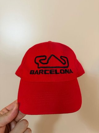 Gorra Circuito de Barcelona roja