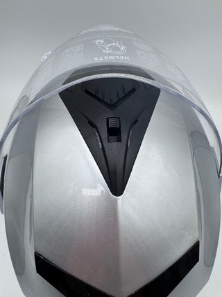 Casco Moto Modular Abatible Gris, XL