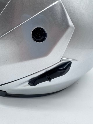 Casco Moto Modular Abatible Gris, XL
