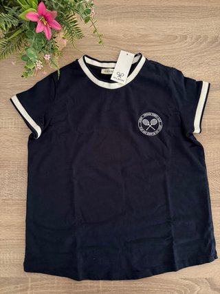 Camiseta Silbon Azul y Blanca Talla XS