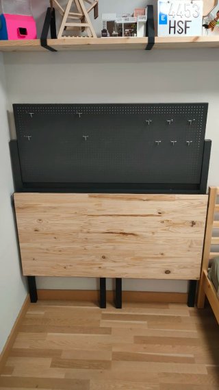 Mesa de trabajo plegable Bauhaus