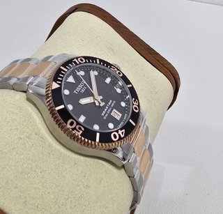Tissot Seastar 1000 Negro y Bronce 36mm