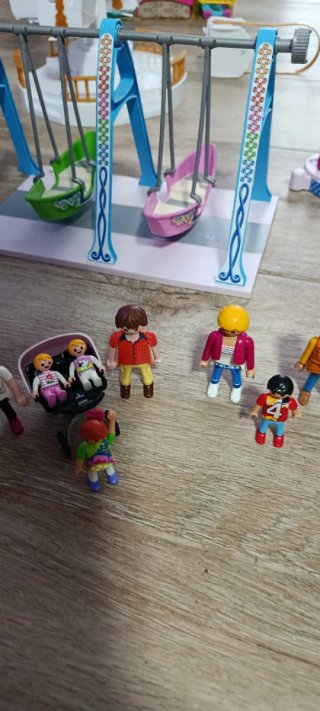 Feria Playmobil: Carrusel y puestos
